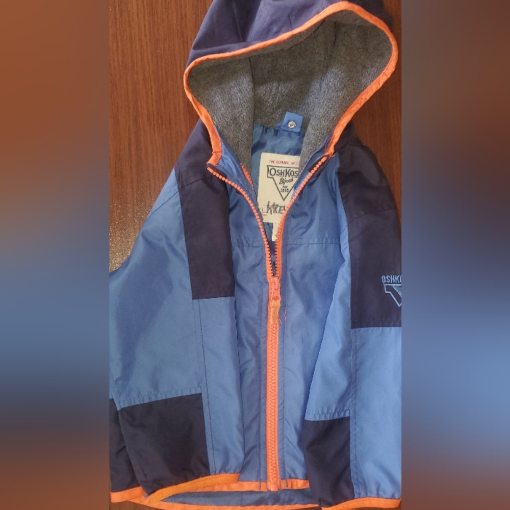 Oshkosh Bgosh Lightweight Windbreaker Jacket Size 4T